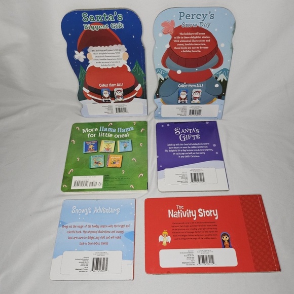Set of 6 Kids Children Christmas Holiday Board Books Pictures Llama Llama - Picture 8 of 16